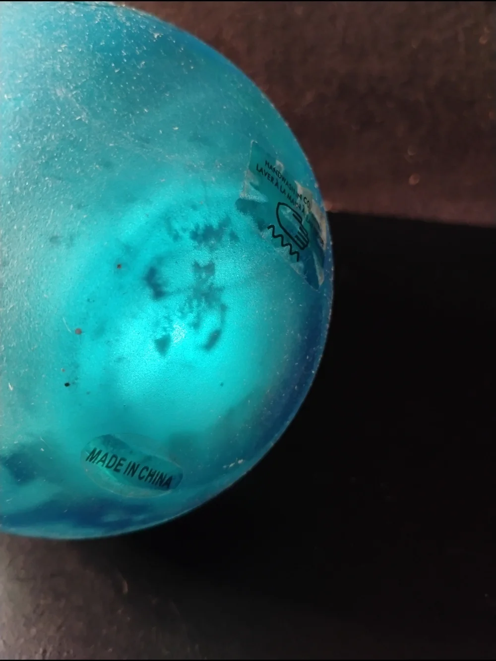 Frosted/Floral Etched Glass Vase